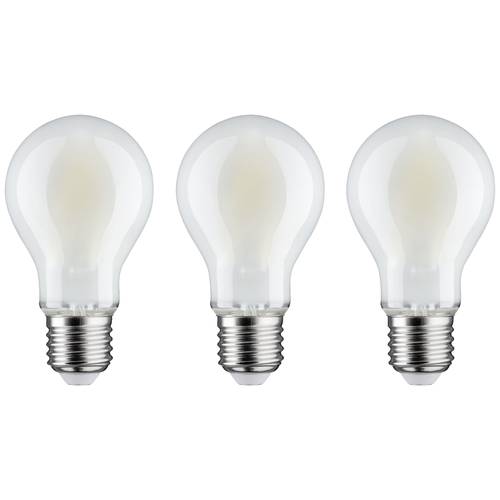 Paulmann 29093 LED EEK E (A - G) E27 Glühlampenform 9 W Neutralweiß (Ø x H) 60 mm x 106 mm 3 St.