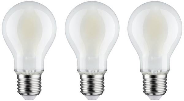 Paulmann 29093 LED EEK E (A - G) E27 Birnenform 9 W Neutralweiß (Ø x H) 60 mm x 106 mm Filament 3 St.