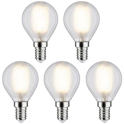 Paulmann 29097 LED EEK F (A - G) E14 Tropfenform 4.8 W Warmweiß (Ø x H) 45 mm x 78 mm 5 St.