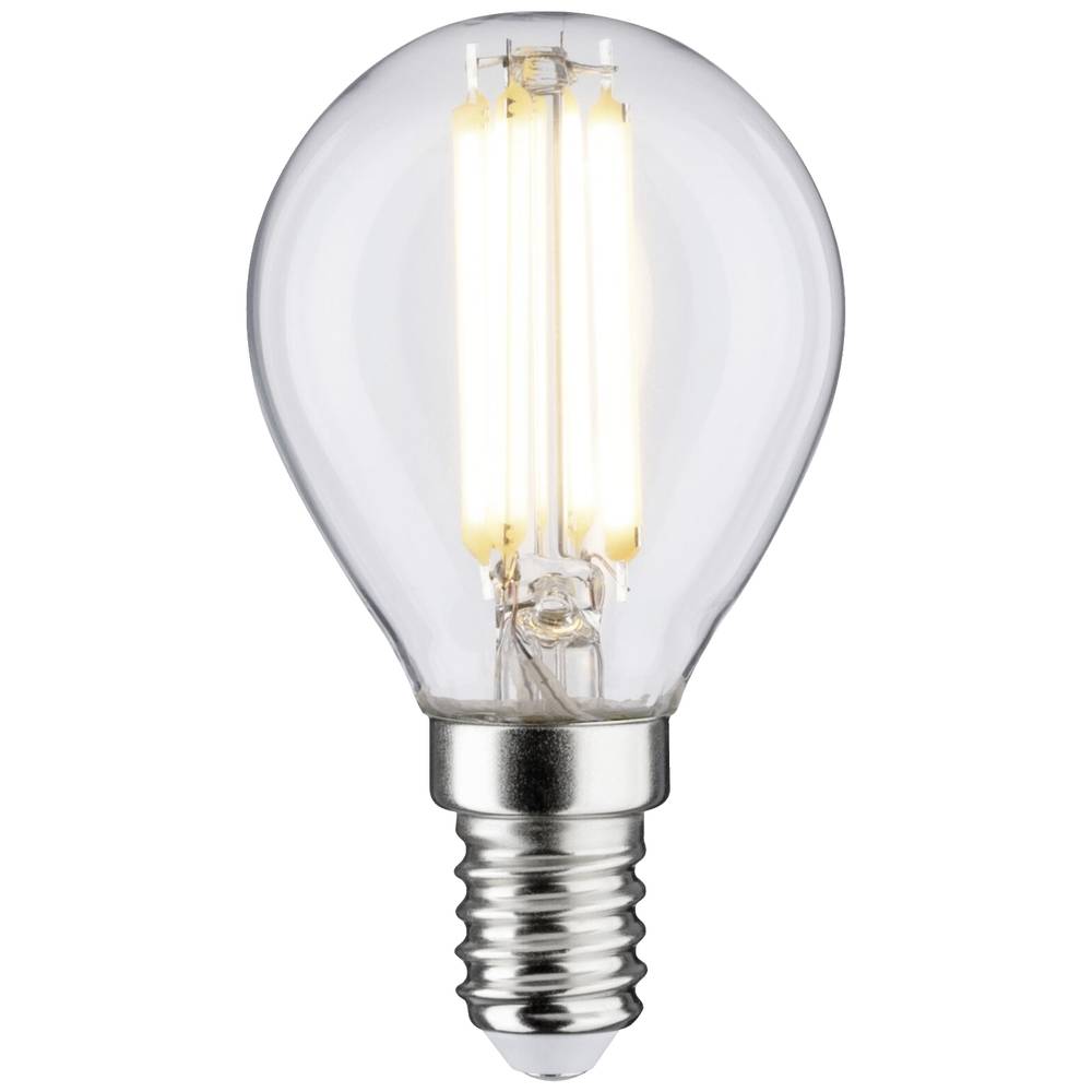 Paulmann 29073 LED-lamp Energielabel D (A G) E14 Kogel 5.9 W Warmwit (Ø x h) 45 mm x 80 mm 1 stuk(s)