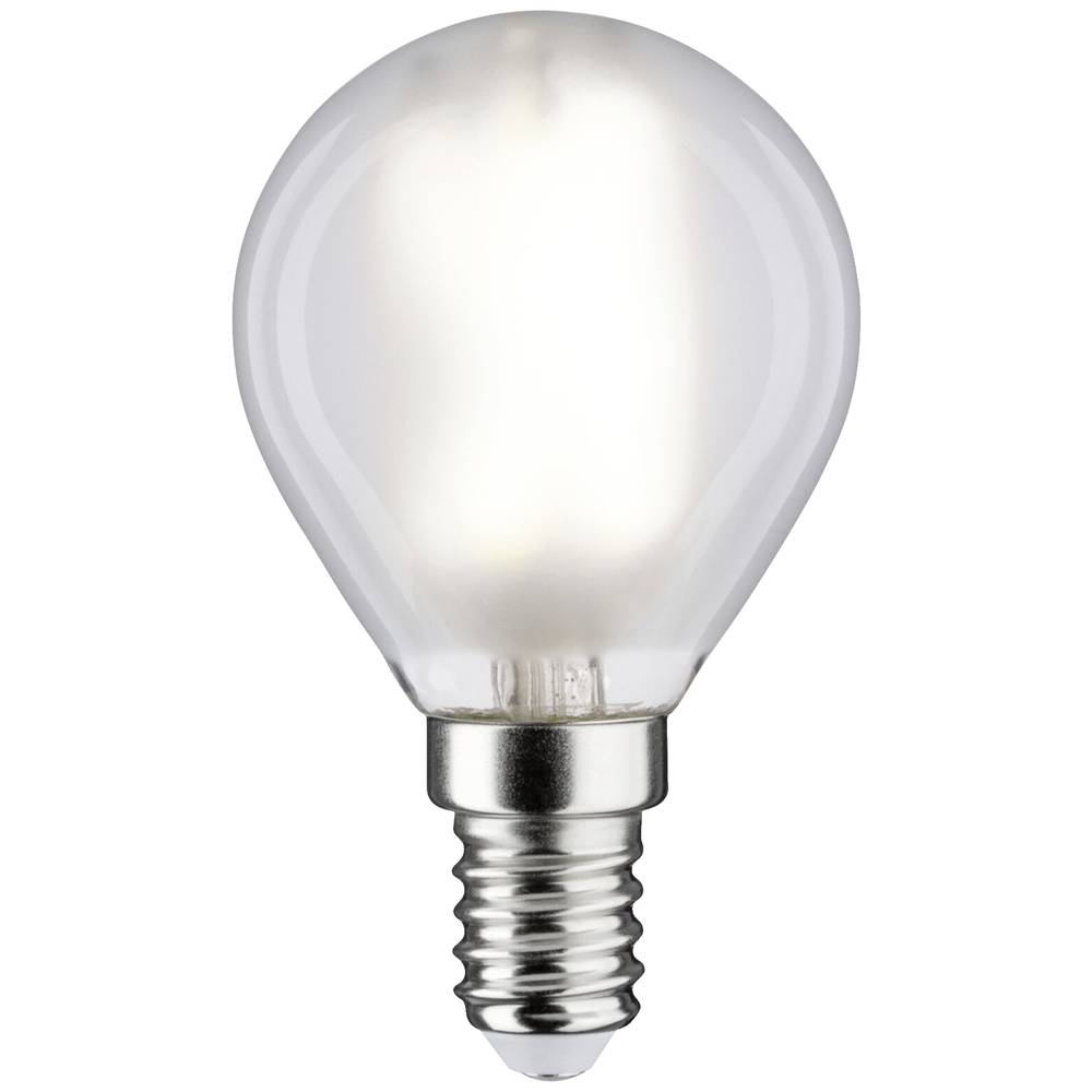 Paulmann 29074 LED-lamp Energielabel D (A G) E14 Kogel 5.9 W Warmwit (Ø x h) 45 mm x 80 mm 1 stuk(s)