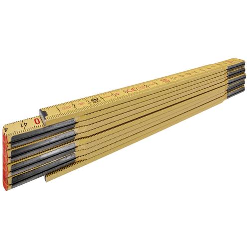 Stabila Holz-Gliedermaßstab Type 600 1104 Maßstab 2 m Buchenholz