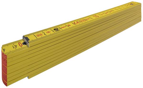 Stabila Holz-Gliedermaßstab Type 700 1304 Maßstab   2 m Buchenholz