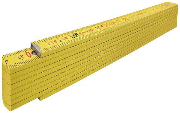 Stabila Holz-Gliedermaßstab Type 400 14556 Maßstab   2 m Buchenholz
