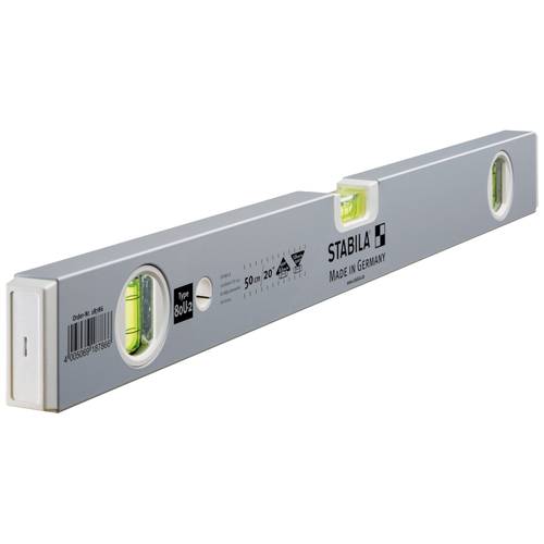 Stabila Type 80 U-2 18786 Wasserwaage 50 cm 0.5 mm/m