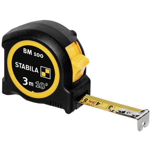 Stabila BM100cm+inch 19569 Maßband 3 m ABS