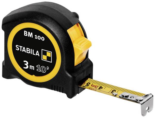Stabila BM100cm+inch 19569 Maßband   3 m ABS