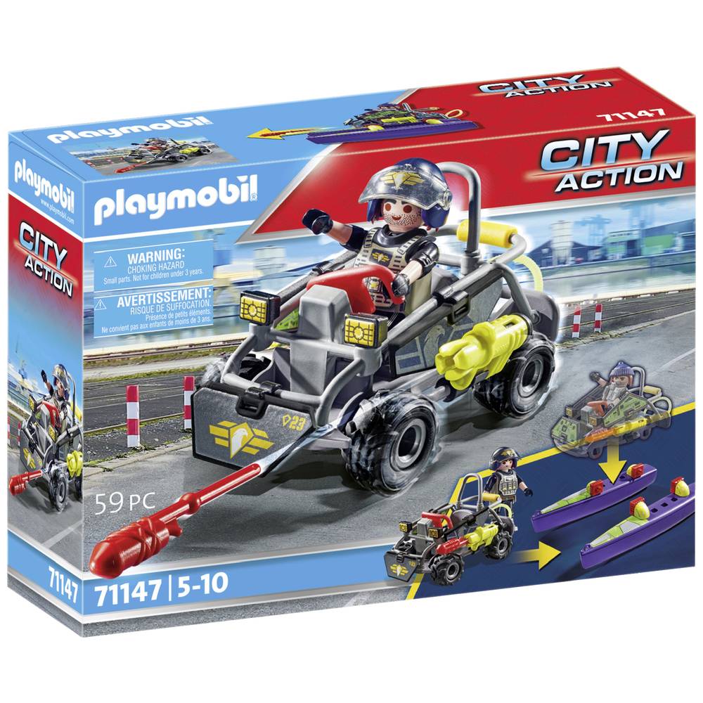 Playmobil City Action SWAT-Multi-Terrain Quad 71147