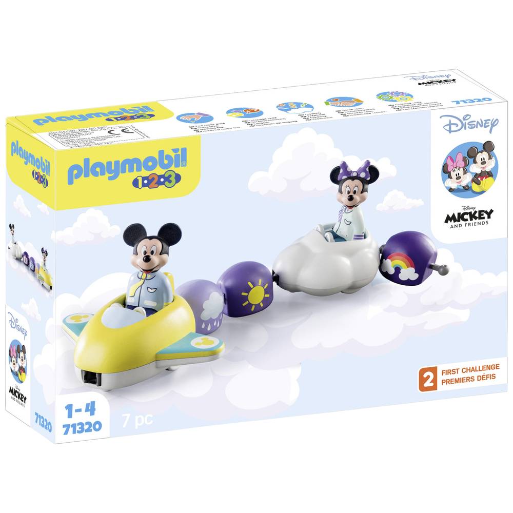 Playmobil® Constructie-speelset Mickey's & Minnie's wolken (71320), Playmobil 1-2-3 Gemaakt in Europ