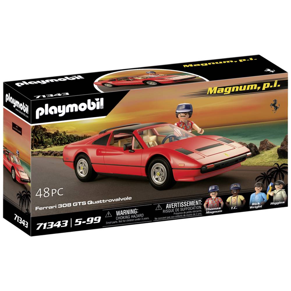 Playmobil® Constructie-speelset Magnum, p.i. Ferrari 308 GTS Quattrovalvole (71343) Made in Germany 