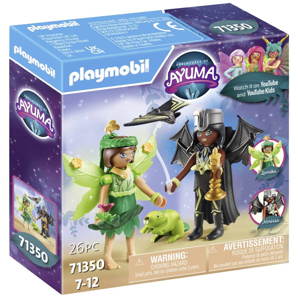 Playmobil® Constructie-speelset Forest Fairy & bat Fairy met totemdieren (71350), Adventures of Ayum