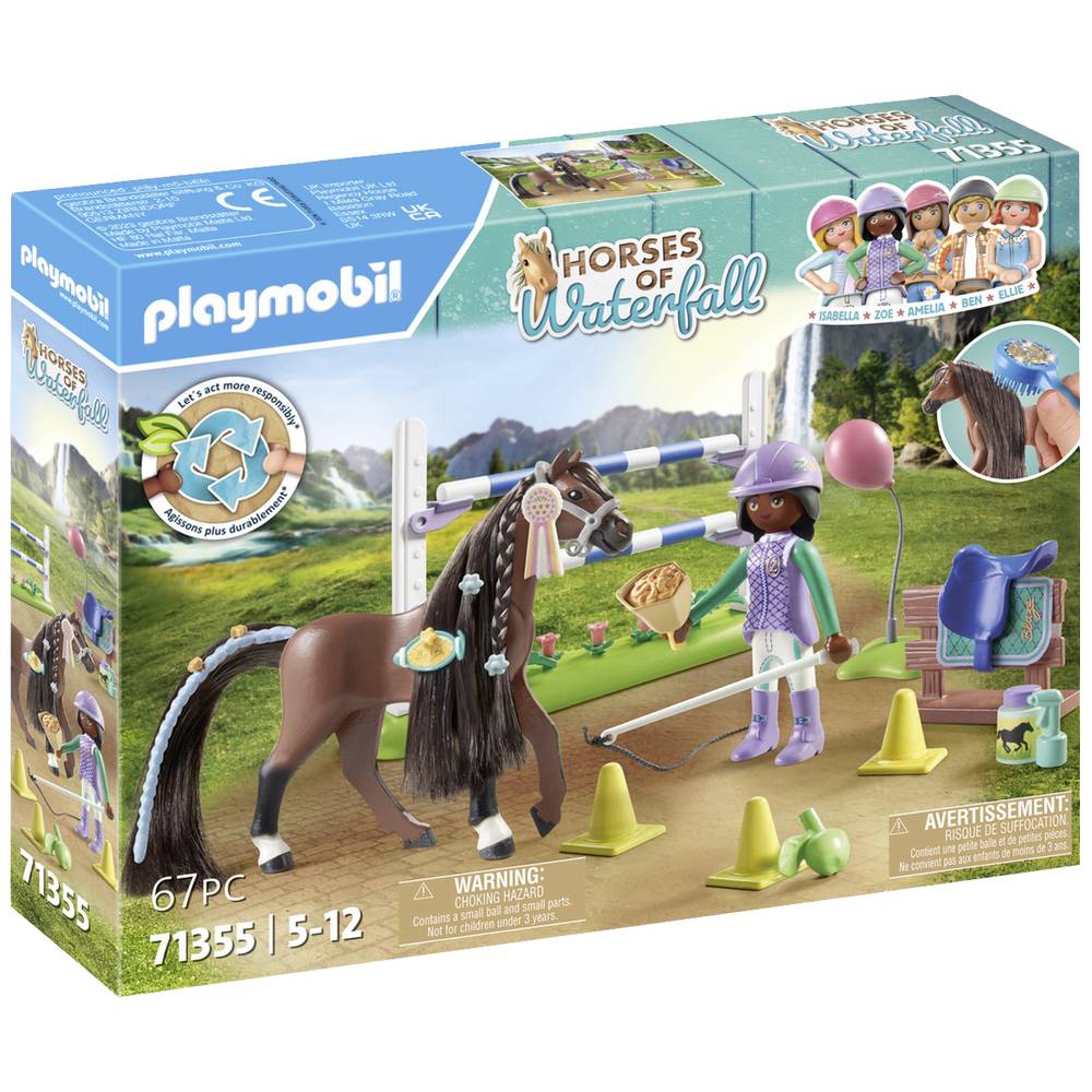 Playmobil Horses of Waterfall ZOE & Blaze met toernooi parcours 71355