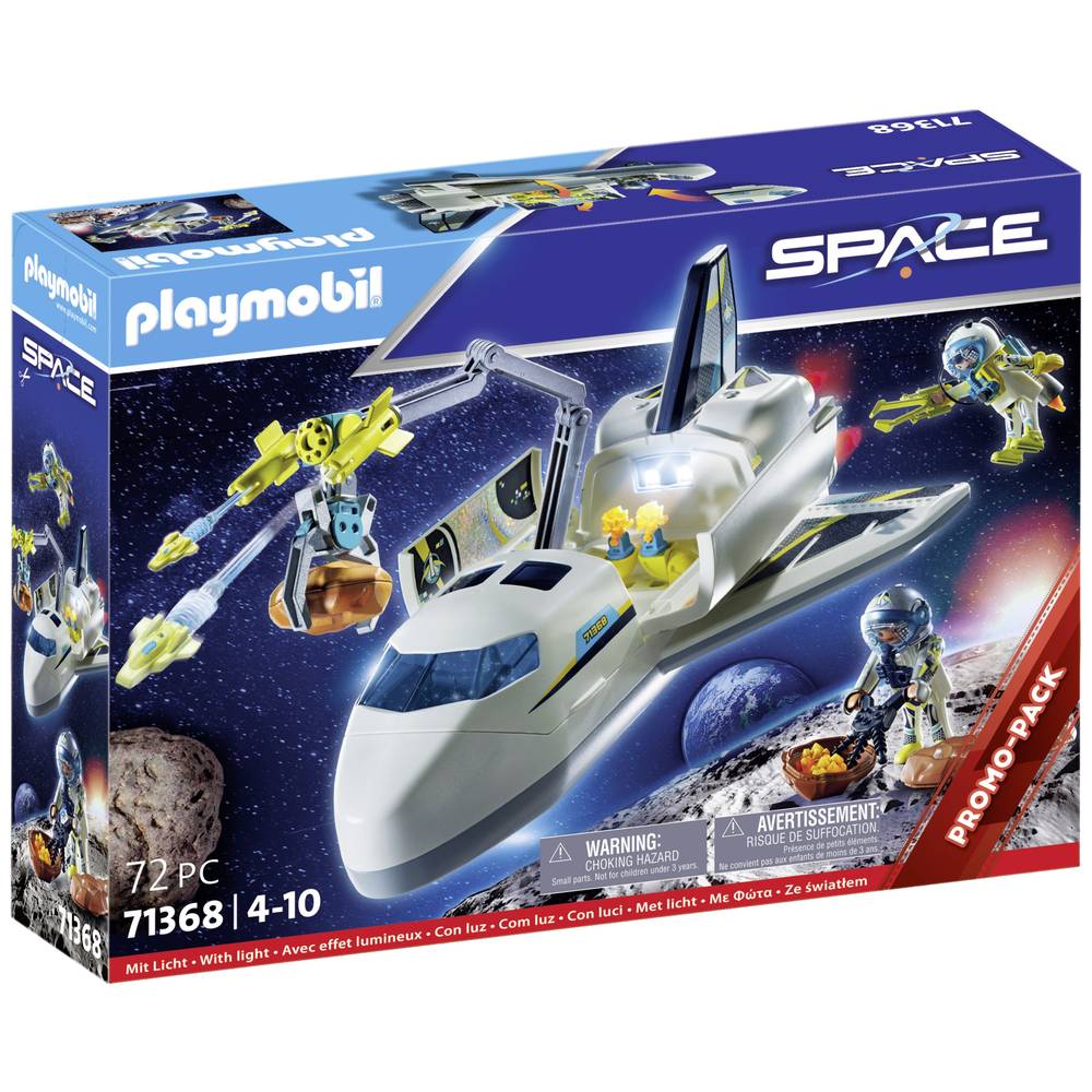 Playmobil® Constructie-speelset Space-Shuttle auf Mission (71368), Space met licht (72 stuks)