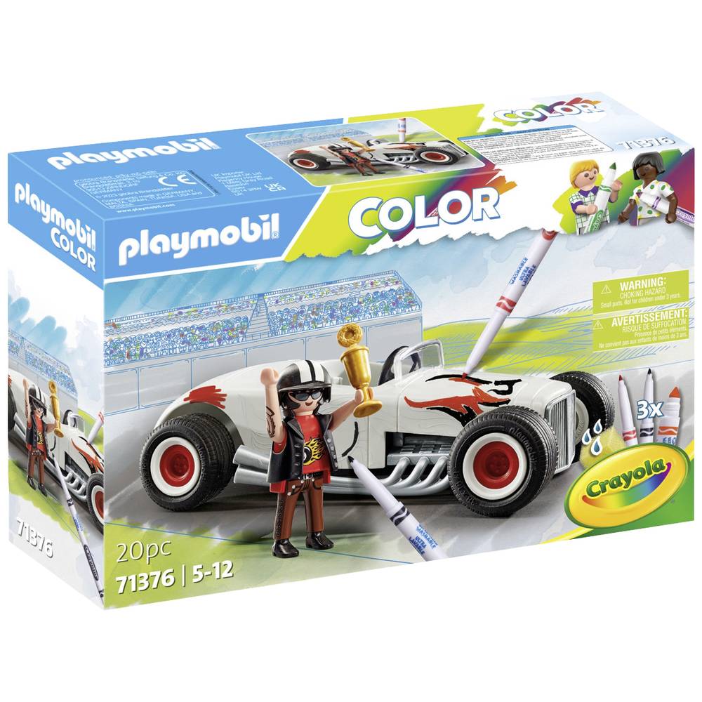 Playmobil® Constructie-speelset Rennauto (71376), Color (20 stuks)