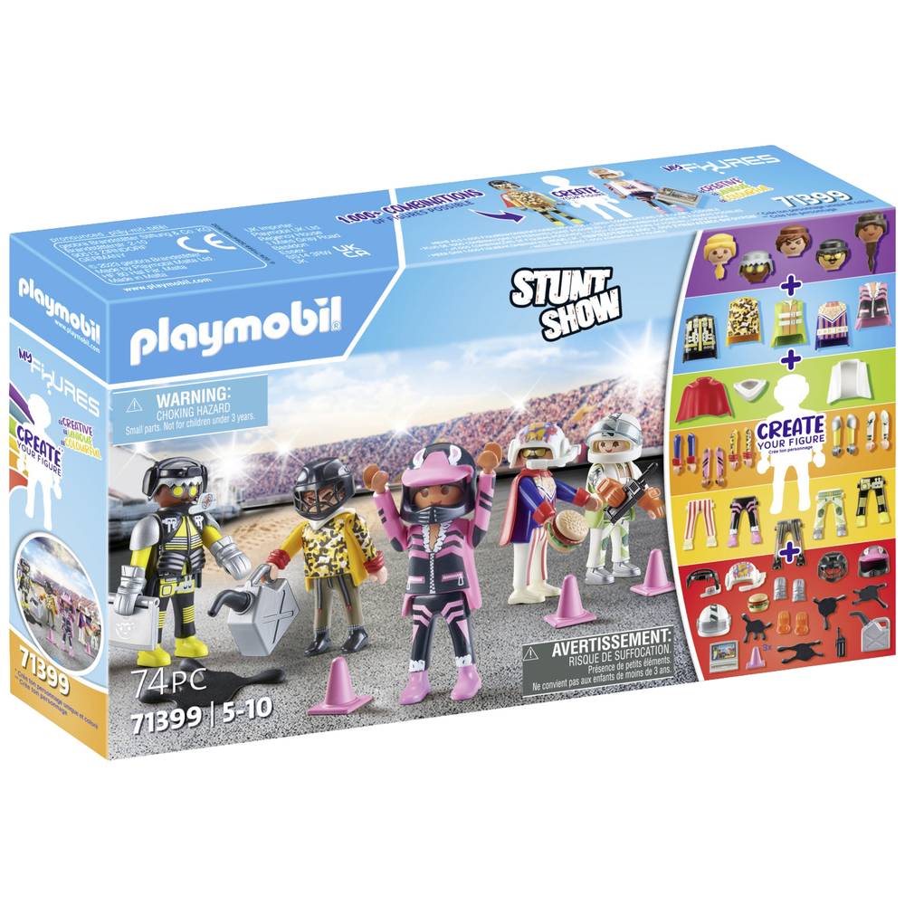 Playmobil® Constructie-speelset Stuntshow (71399), My Figures (74 stuks)