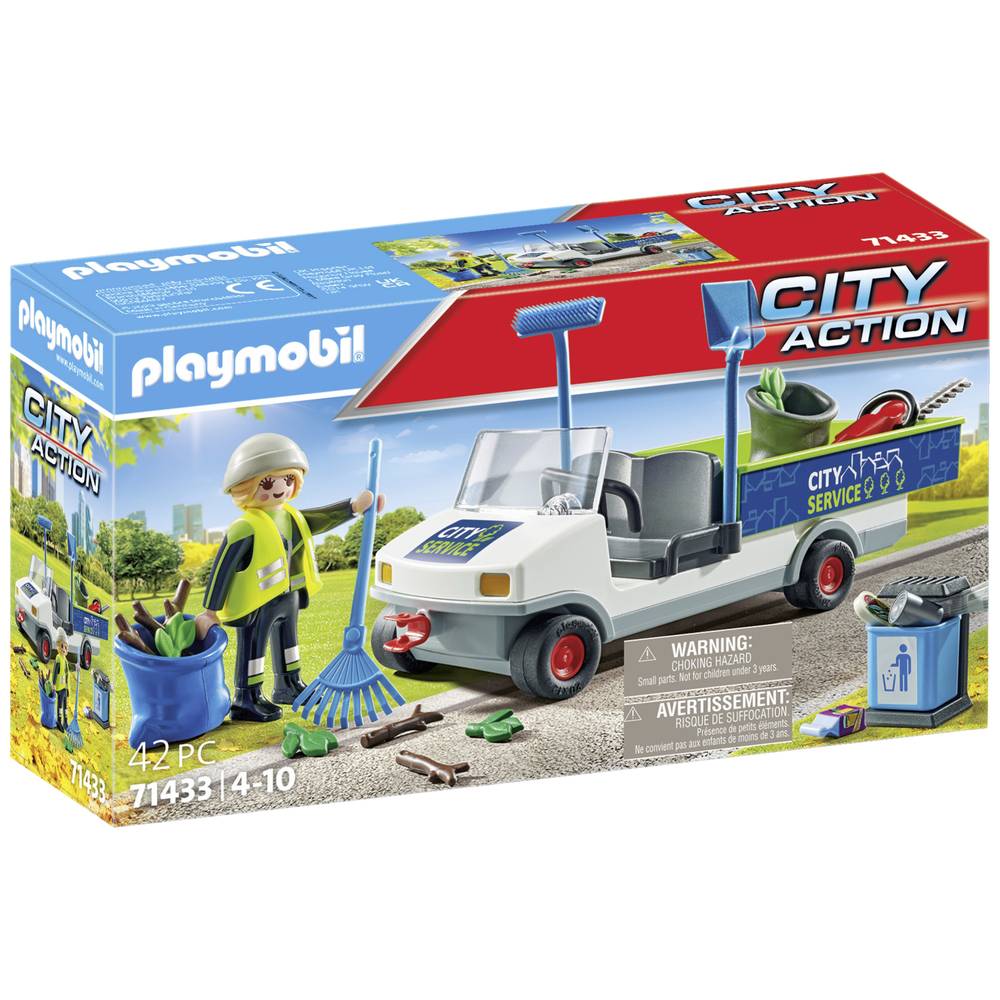 Playmobil® Constructie-speelset Stadtreinigung mit E-Fahrzeug (71433), City Action (42 stuks)