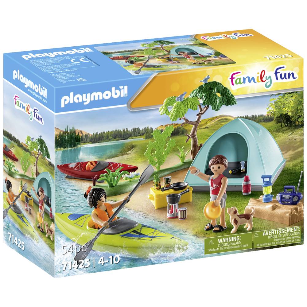 Playmobil® Constructie-speelset Family Fun outdoor kamperen (71425) (54 stuks)