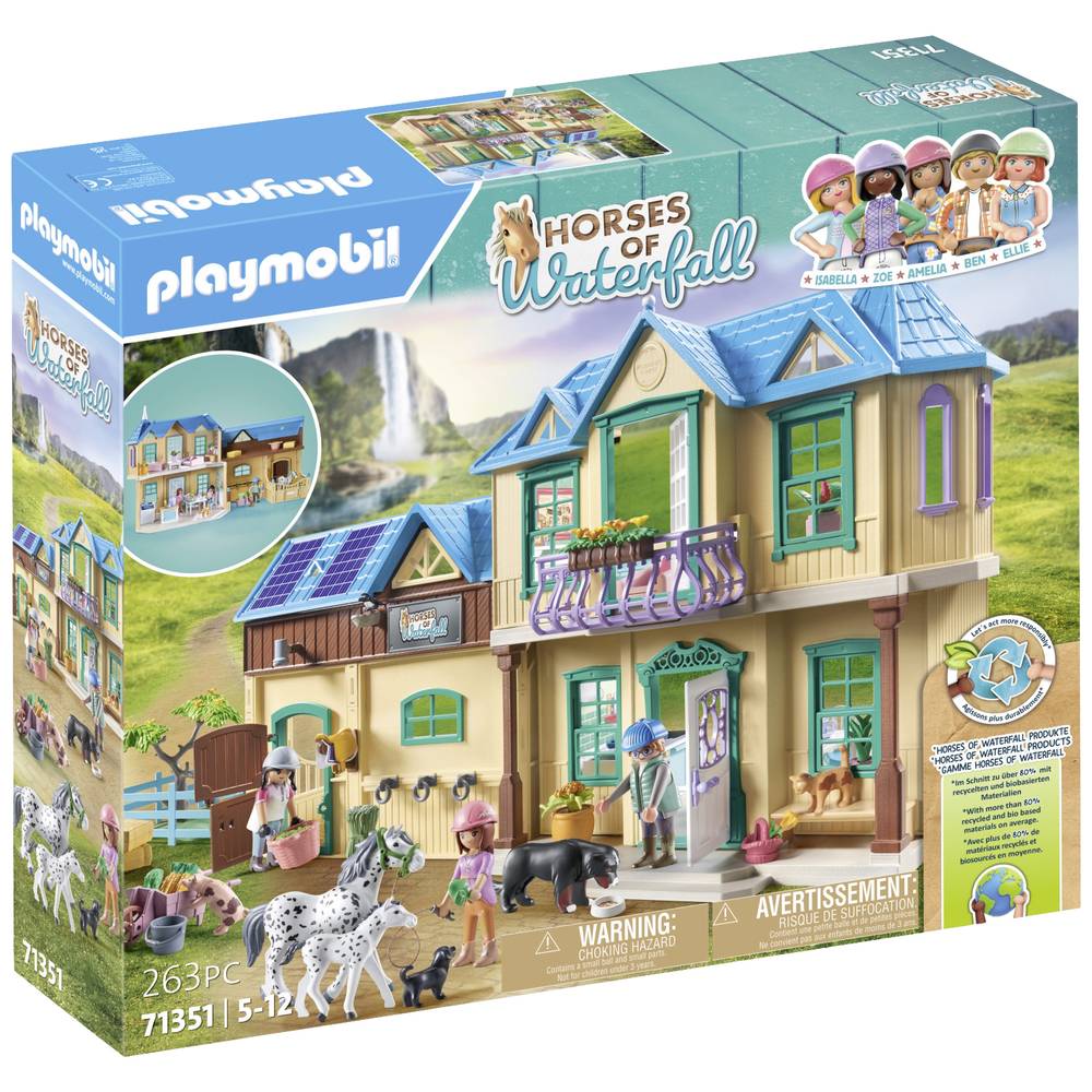 Playmobil® Constructie-speelset Waterfall ranch (71351), Horses of Waterfall (263 stuks)
