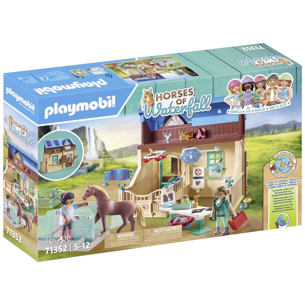 Playmobil® Constructie-speelset Rijtherapie & dierenartsenpraktijk (71352), Horses of Waterfall (164