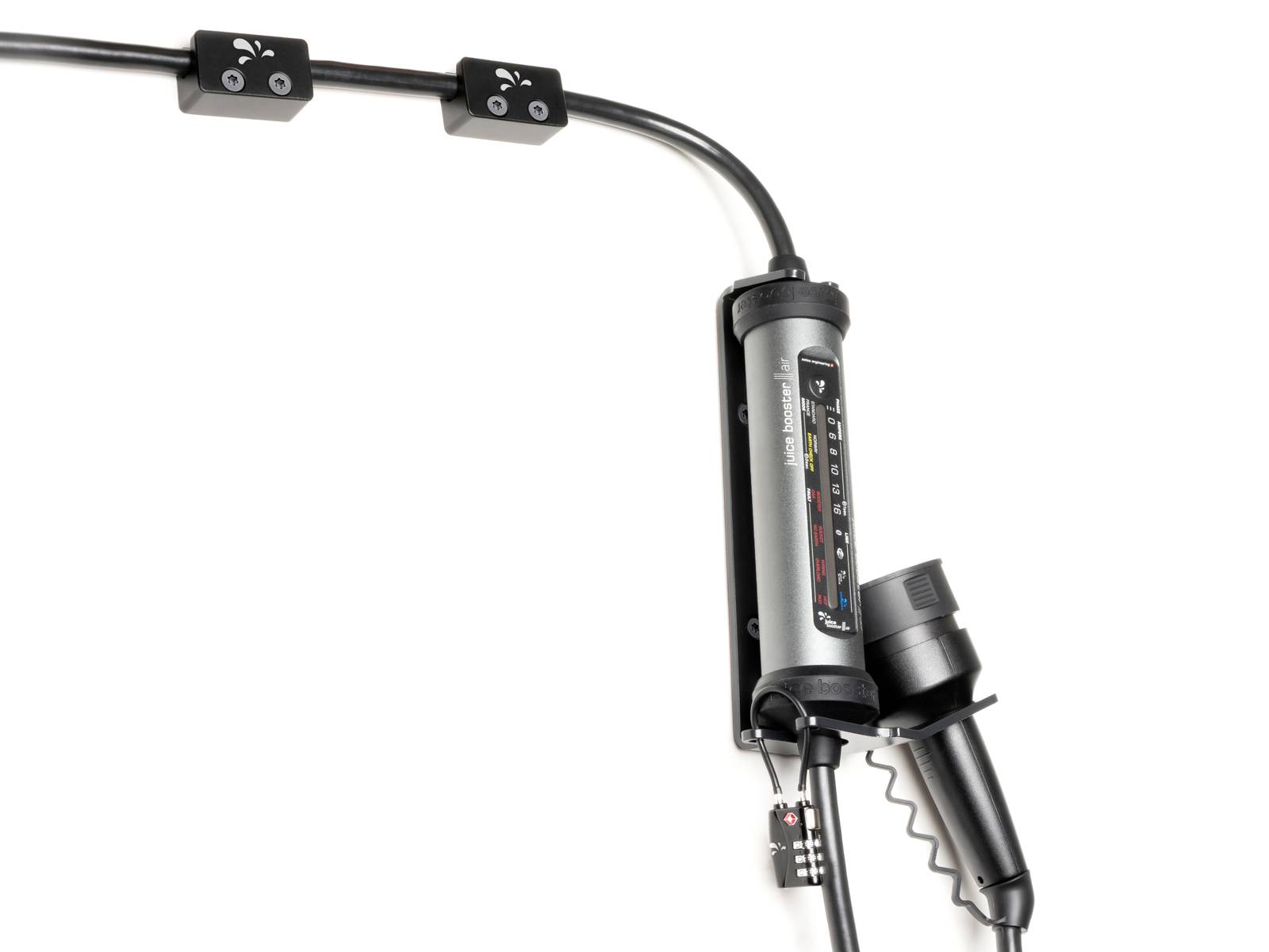 Ein digitales Thermostat-Heizelement für Aquarien. Es zeigt eine Temperaturanzeige und verfügt über ein Einstellrad für die Temperaturkontrolle.