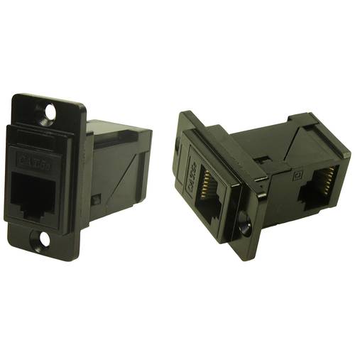 Cliff RAFT BLACKMTL DLSLIM CAT5e CSK CP30751MB Adapter, Einbau Schwarz 1 St.