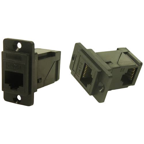 Cliff RAFT DUALSLIM CAT6 RJ45 CSK CP30752 Adapter, Einbau Schwarz 1 St.