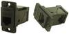 Cliff RAFT DUALSLIM CAT6 RJ45 CSK CP30752 Adapter, Einbau Schwarz 1 St.