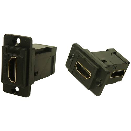 Cliff CP30753 HDMI-Adapter Buchse, Einbau Schwarz 1 St.