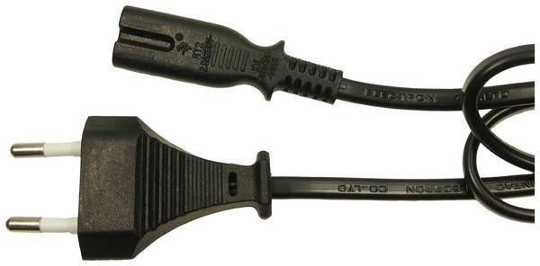 Cliff FCR72043 Strom Netzkabel Schwarz 2 m