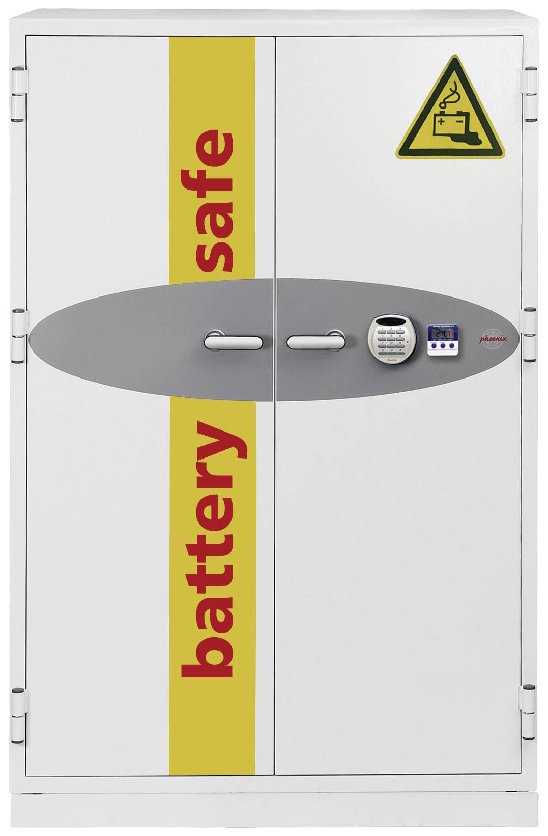 PHOENIX SAFE Phoenix BS1934E Battery Commander Batterie-Aufbewahrungstresor feuergeschützt Zahlensch