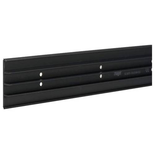 Hager SL180751 Aufbodenkanal Unterteil (L x B x H) 2000 x 75 x 18 mm 2 m Schwarz