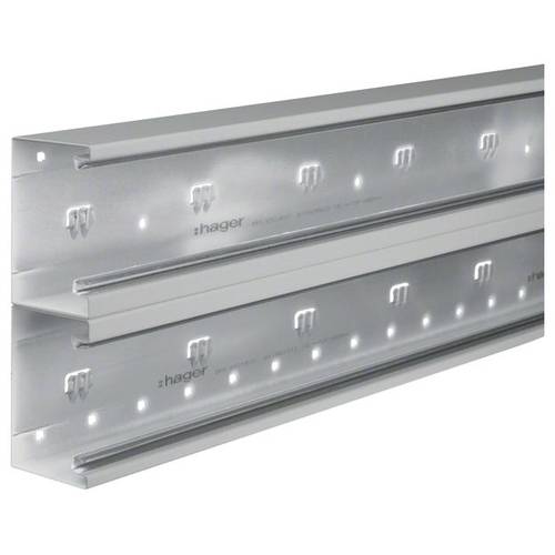 Hager BRS652101DVERZ Brüstungskanal Unterteil (L x B) 2000 mm x 210 mm 2 m Bunt