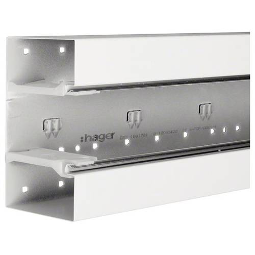 Hager BRS10017019016 Brüstungskanal Unterteil (L x B) 2000 mm x 170 mm 2 m Weiß