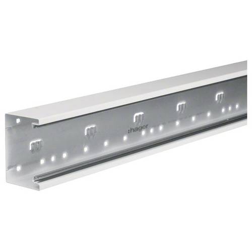 Hager BRS6510019016 Brüstungskanal Unterteil (L x B) 2000 mm x 100 mm 2 m Weiß
