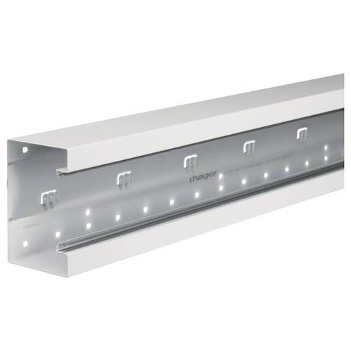 Hager BRS8513019016 Brüstungskanal Unterteil (L x B) 2000 mm x 130 mm 2 m Weiß