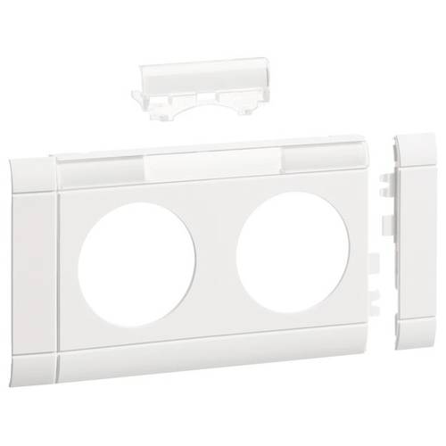 Hager Blende GB080219016 2f. OT 80mm hf verkehrsweiß - Weiß