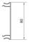 Diagramm zeigt ein Profil mit 80 mm Breite und sechs Haken.