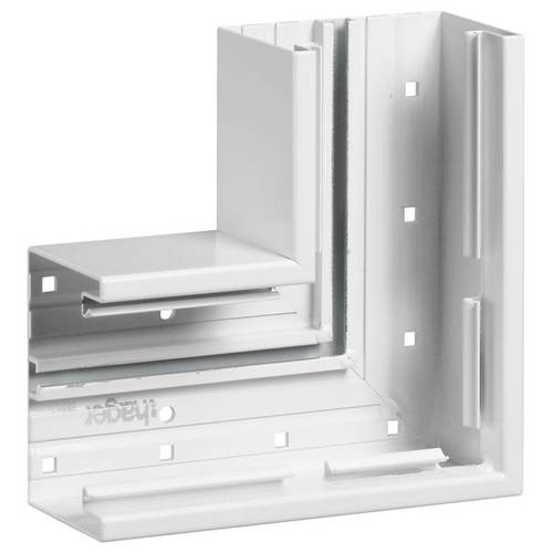 Hager BRA6510059016 Flachwinkel (B x T) 100 mm x 68 mm 1 St. Weiß