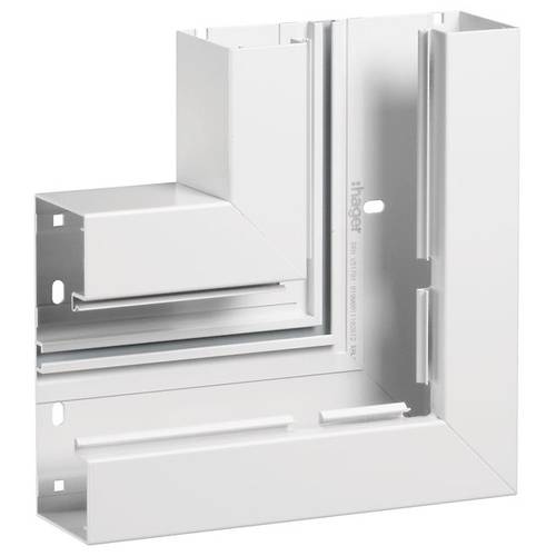 Hager BRA6517059016 Flachwinkel (B x T) 170 mm x 68 mm 1 St. Weiß