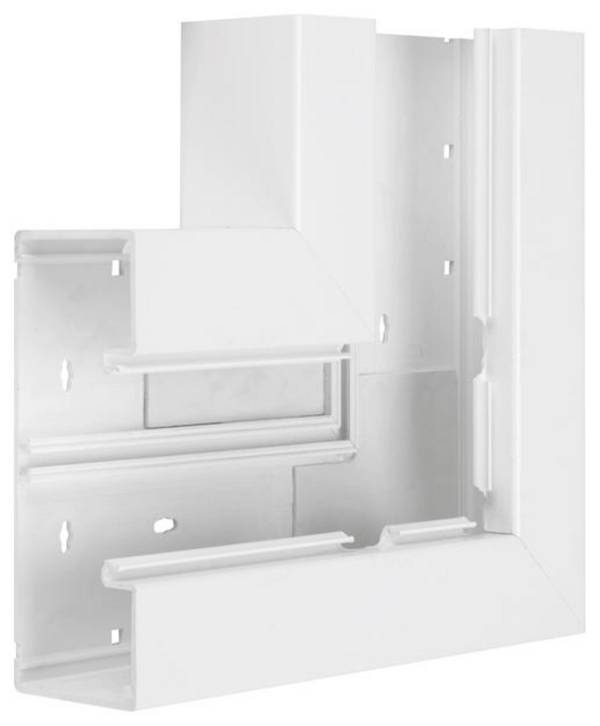 Hager BR6517059016 Flachwinkel Flachwinkel (B x T) 170 mm x 68 mm 1 St. Weiß