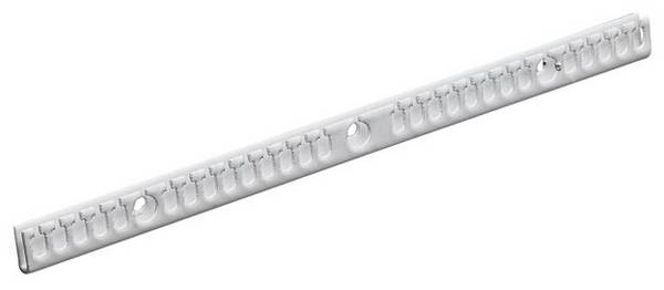 Hager VZ408 Hager VZ408 Kabelabfangschienen Volta APV Kabelabfangschiene Metall Grau 1 St.