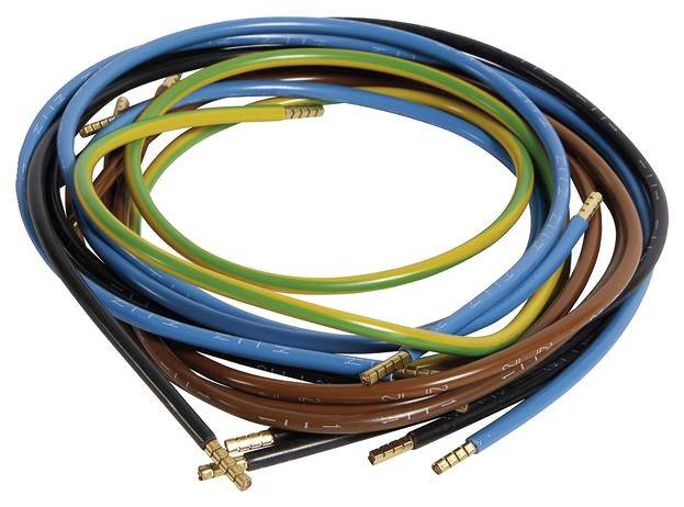 Hager ZY55PB Bestückungspaket Braun, Blau 5polig 1 St.