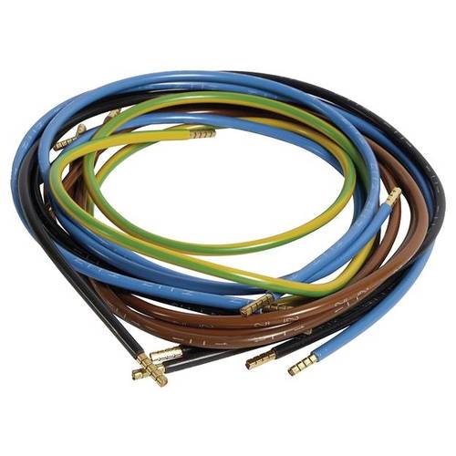 Hager ZY55PB Bestückungspaket Braun, Blau 5polig 1 St.