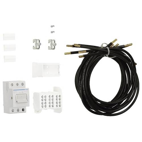 Hager ZY02PV Bestückungspaket Schwarz 3polig 1 St.