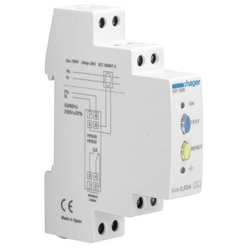 Hager HR500 FI-Relais 230 V