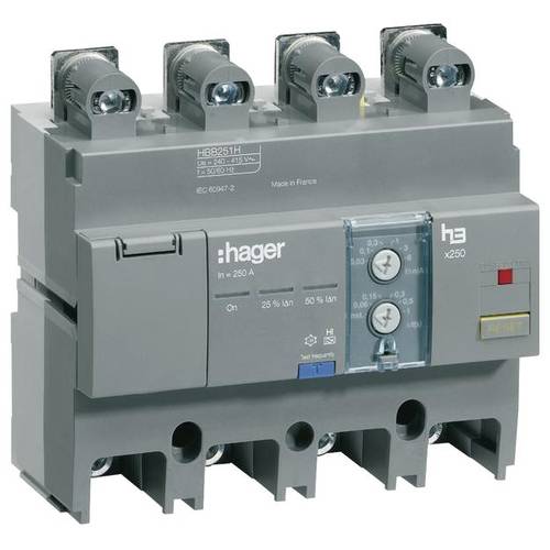 Thumbnail - Hager HBB251H FI-Block 4polig 250 A 220 V, 415 V