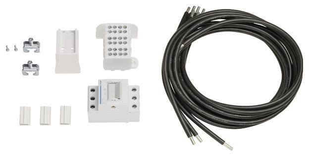 Hager ZY12PV Bestückungspaket Schwarz 3polig 1 St.