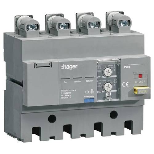 Hager HBT250H FI-Block 4polig 250 A 220 V, 415 V