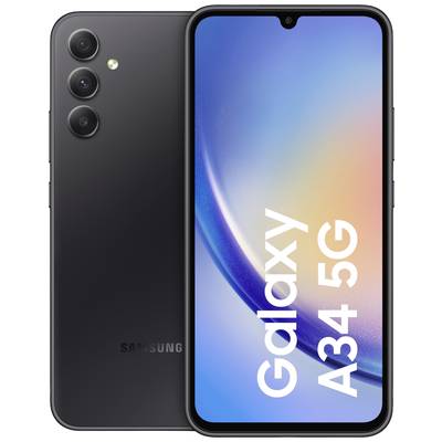 Samsung Galaxy A34 5G Smartphone 256 GB 16.8 cm (6.6 Zoll) Graphit Android™ 13 Hybrid-Slot