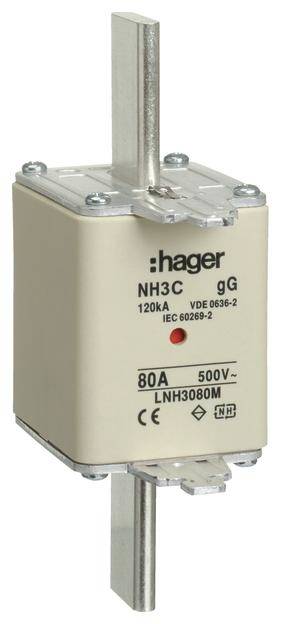 Hager LNH3080M NH-Sicherung 80 A 3 St.